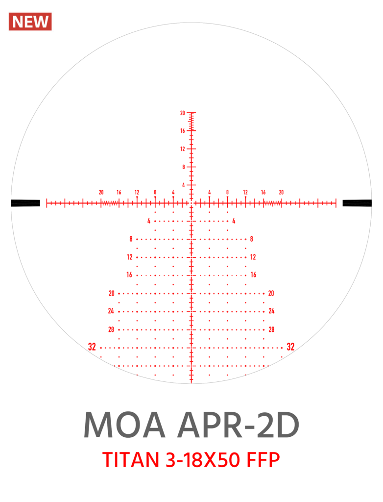 Titan 3-18 MOA APR-2D Reticle