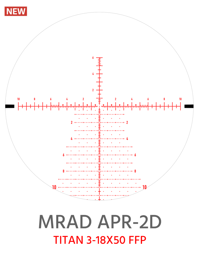 titan MRAD AR-2D Reticle