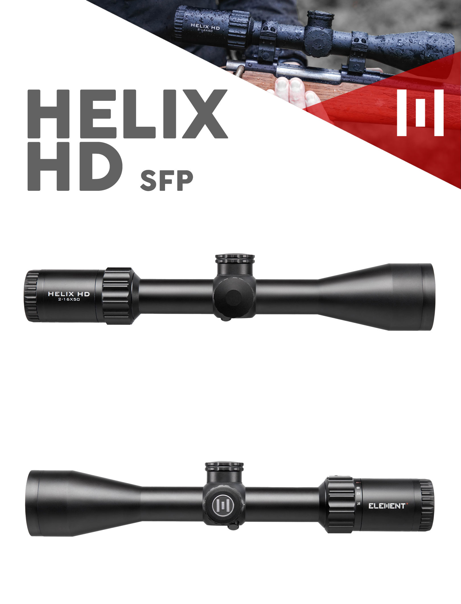 Helix HD 2-16×50 SFP - from ELEMENT OPTICS
